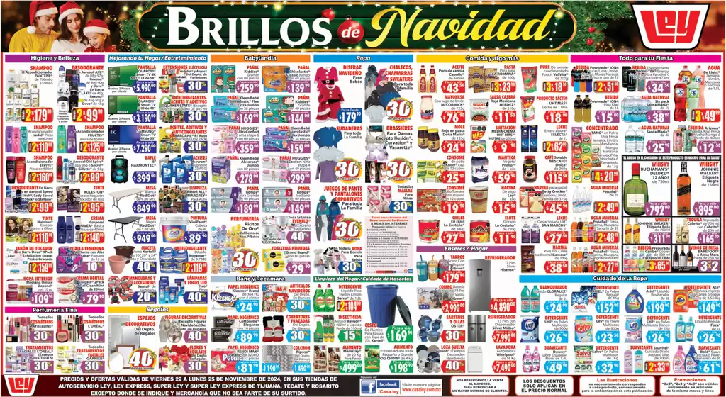 Catálogo Casa Ley en Tijuana | Brillos de Navidad | 22/11/2024 - 25/11/2024