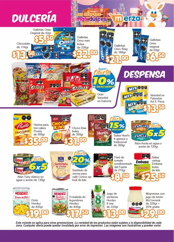 Catálogo Merza en Zamora de Hidalgo | Las ofertas más dulces | 25/11/2024 - 5/12/2024