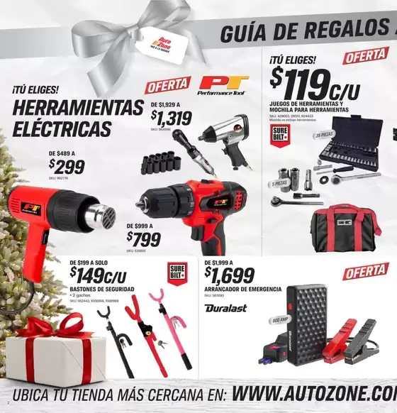 Catálogo AutoZone en Tlaltenango de Sánchez Román | Folleto Navidad | 26/11/2024 - 4/1/2025