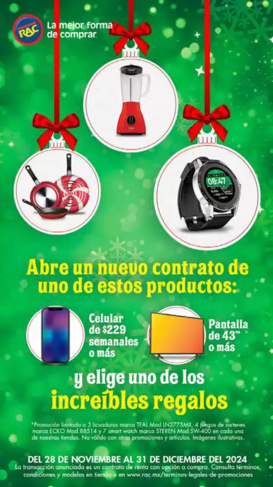 Catálogo RAC | Navidad, Navidad, Navidad RAC | 29/11/2024 - 31/12/2024