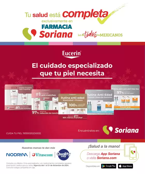 Catálogo Soriana Súper en Ciudad de México | Folleto Farmacia Súper | 2/12/2024 - 31/12/2024