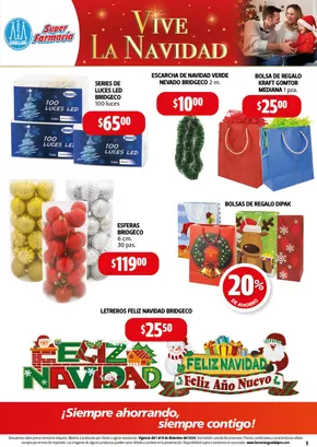 Ofertas de Farmacias y Salud en Hidalgo del Parral | Vive la Navidad de Farmacias Guadalajara | 2/12/2024 - 14/12/2024