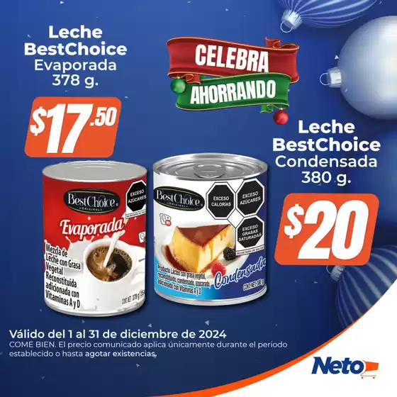 Catálogo Tiendas Neto en El Pueblito | Celebra Ahorrando | 2/12/2024 - 31/12/2024