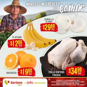 Catálogo Soriana Híper en Gustavo A Madero | Martes y Miércoles Del Campo Híper | 3/12/2024 - 4/12/2024