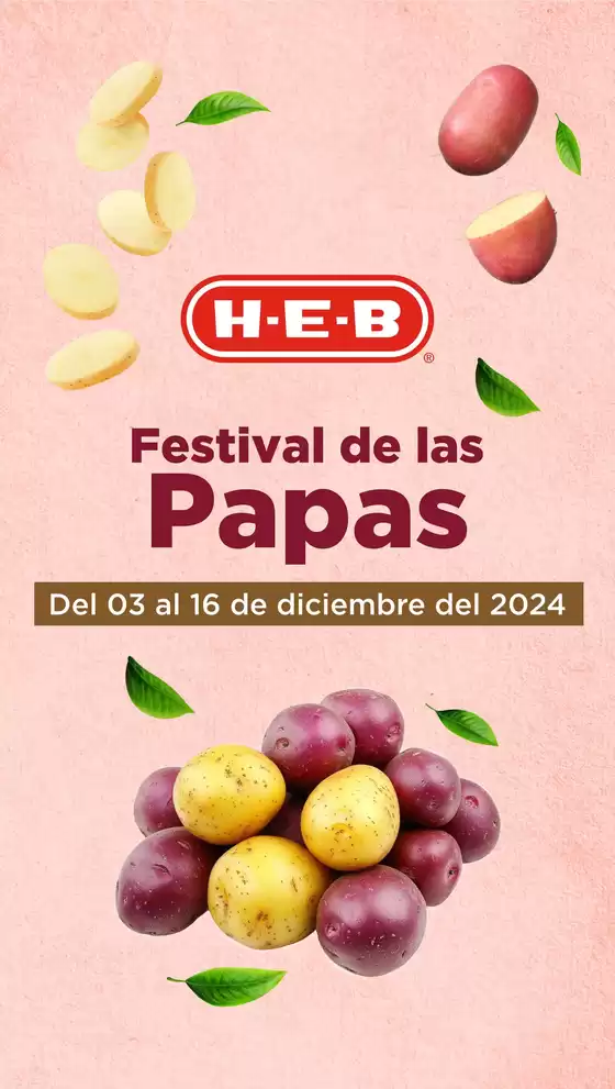 Catálogo HEB en Monterrey | Festival de las Papas | 4/12/2024 - 16/12/2024