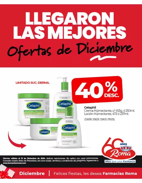 Catálogo Farmacias Roma | Ofertas de Diciembre | 4/12/2024 - 31/12/2024