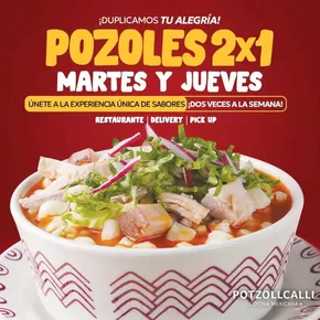 Ofertas de Restaurantes | Duplicamos tu alegria de Potzollcalli | 4/12/2024 - 31/12/2024