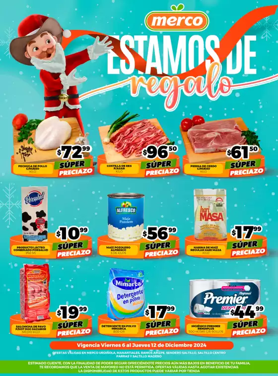 Catálogo Merco en Saltillo | Merco - Estamos de regalo | 6/12/2024 - 12/12/2024