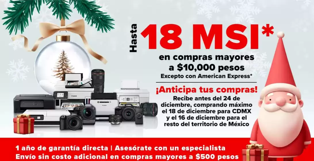 Catálogo Canon | Ofertas Navideñas | 5/12/2024 - 24/12/2024