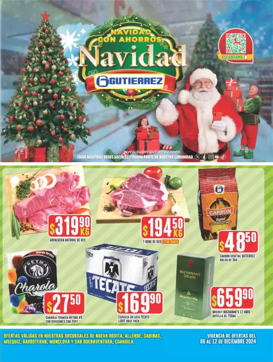 Catálogo Super Gutierrez en Monclova | Grandes descuentos en productos seleccionados | 6/12/2024 - 12/12/2024