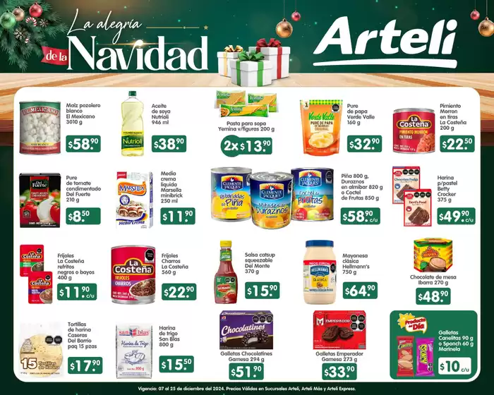 Catálogo Arteli express | Arteli - La alegría de la navidad | 9/12/2024 - 25/12/2024