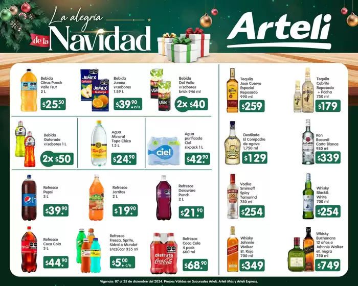 Catálogo Arteli express | Arteli - La alegría de la navidad | 9/12/2024 - 25/12/2024