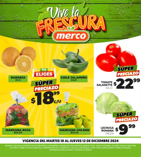 Catálogo Merco en Ciudad Apodaca | Merco - Vive la frescura | 10/12/2024 - 12/12/2024