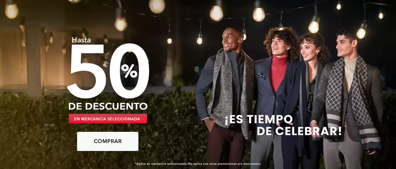 Catálogo Men's Fashion | Hasta 50% de descuento | 10/12/2024 - 31/12/2024