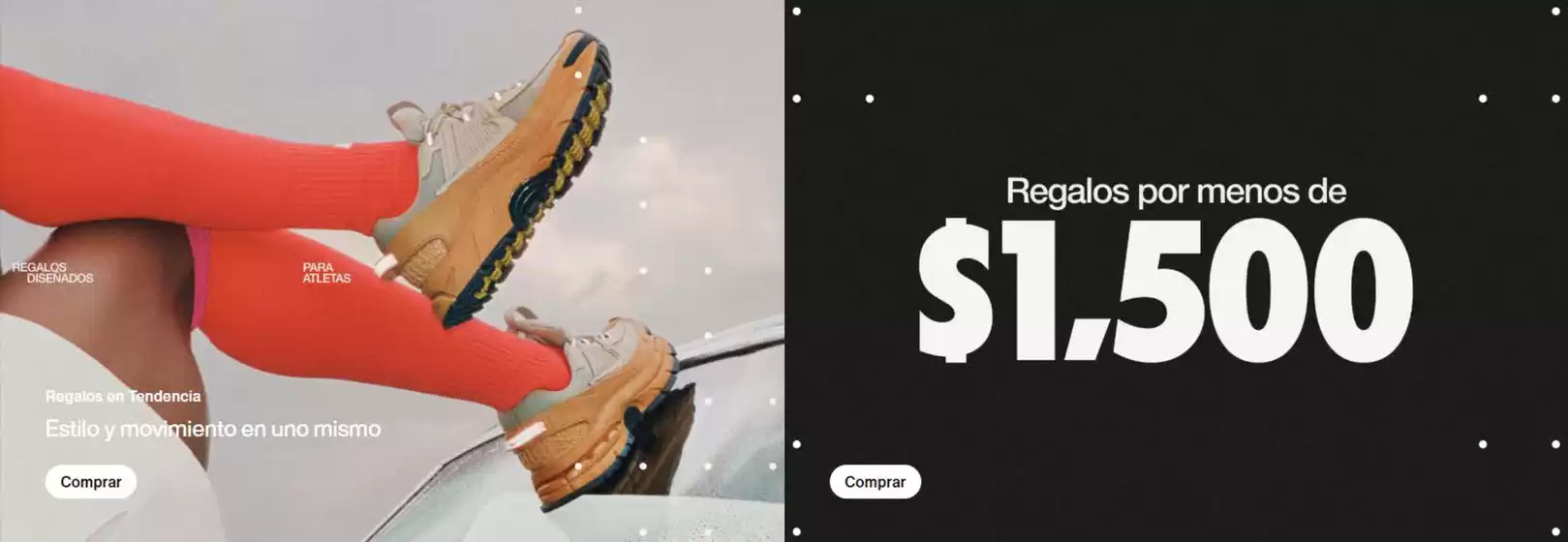 Catálogo Nike | Regalos por menos de $1,500 | 10/12/2024 - 31/12/2024