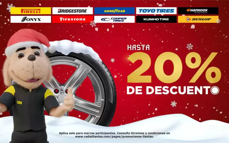 Catálogo Radial Llantas | Hasta 20% de descuento | 12/12/2024 - 20/12/2024