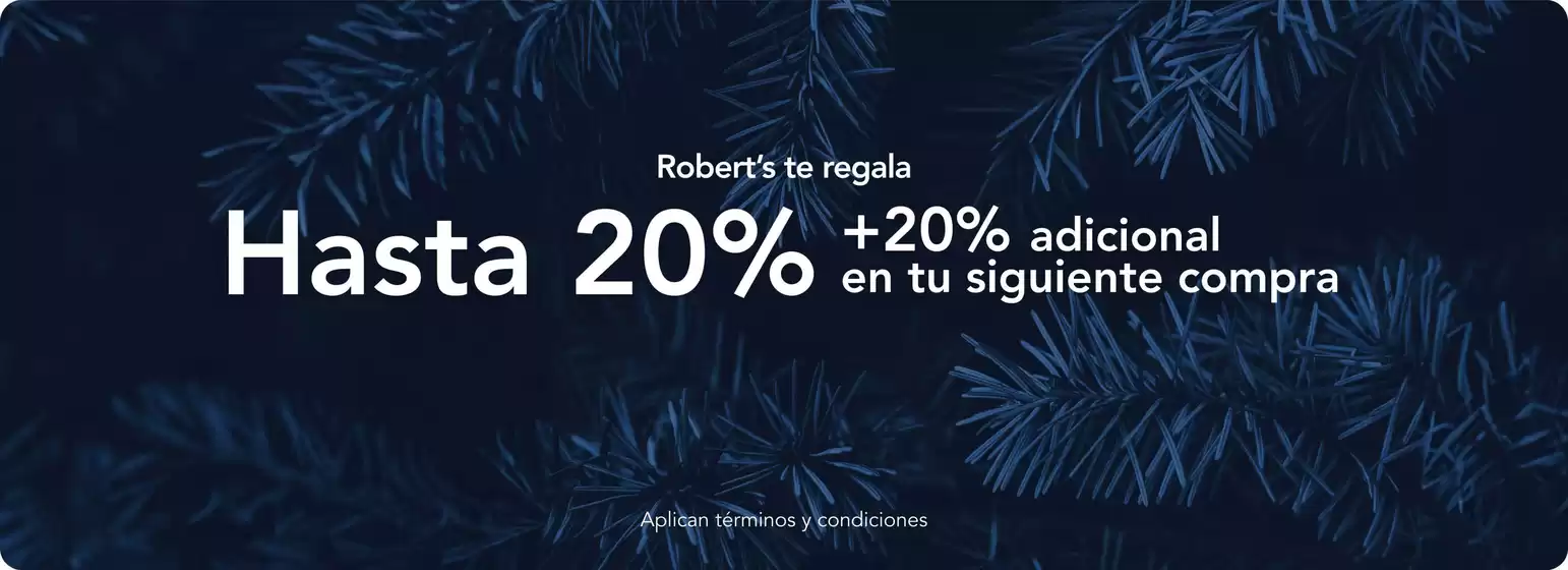 Catálogo Robert's | Hasta 20% de descuento | 12/12/2024 - 31/12/2024