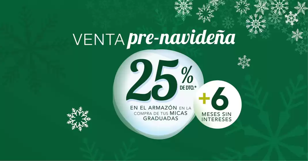 Catálogo Ópticas Arista | Venta Pre-Navideña | 12/12/2024 - 16/12/2024