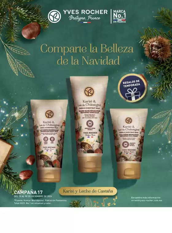 Catálogo Yves Rocher | Comparte la belleza de la Navidad - C17 | 13/12/2024 - 30/12/2024