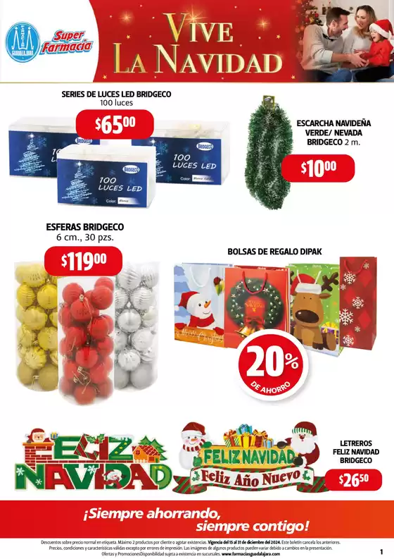 Catálogo Farmacias Guadalajara en San Francisco de Campeche | Vive la Navidad | 16/12/2024 - 31/12/2024