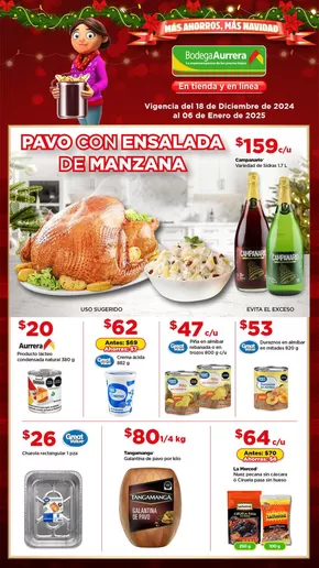 Ofertas de Supermercados en San Felipe (Baja California) | ¡Ya llegó la mejor temporada! de Bodega Aurrera | 20/12/2024 - 6/1/2025