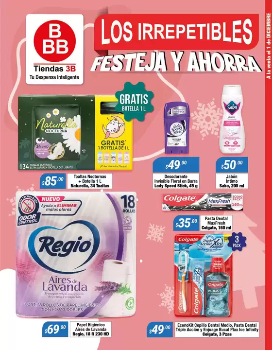 Catálogo Tiendas 3B en Metepec (Hidalgo) | Festeja y Ahorra | 20/12/2024 - 31/12/2024