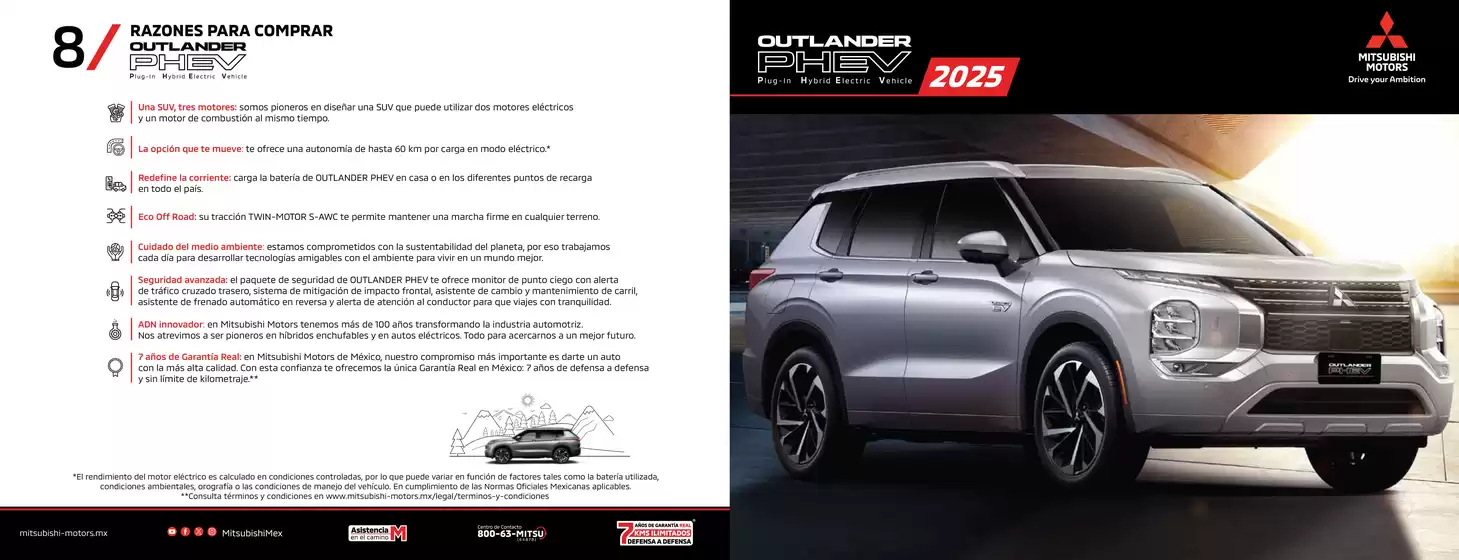 Catálogo Mitsubishi en Ecatepec de Morelos | OUTLANDER PHEV | 23/12/2024 - 21/12/2025