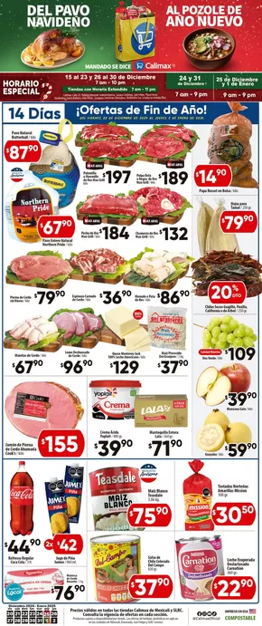 Ofertas de Supermercados en San Felipe (Baja California) | Ofertas de fin de año de Calimax | 23/12/2024 - 2/1/2025