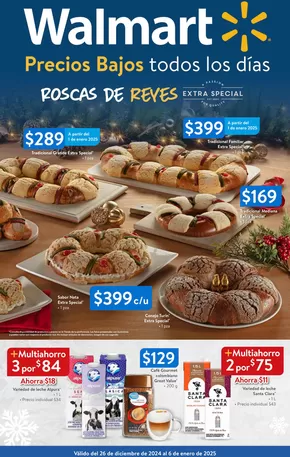 Catálogo Walmart en Monterrey | Rosca de reyes | 26/12/2024 - 6/1/2025