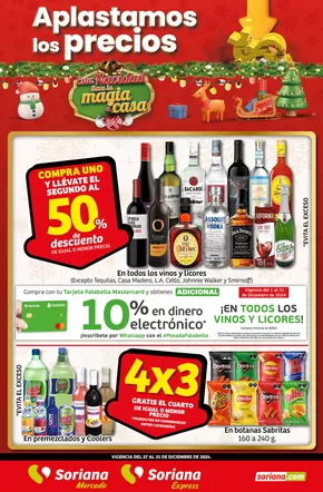 Catálogo Soriana Mercado en Irapuato | Aplastamos los Precios Mercado | 27/12/2024 - 31/12/2024