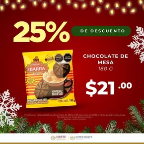 Catálogo SuperISSSTE en Ecatepec de Morelos | 25% de descuento | 30/12/2024 - 9/1/2025