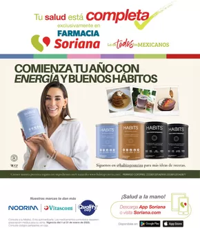 Ofertas de Supermercados en Ciudad de México | Folleto Farmacia Soriana Mercado Nacional de Soriana Mercado | 3/1/2025 - 31/1/2025