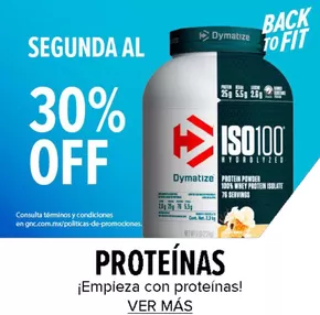 Ofertas de Farmacias y Salud en Santiago de Querétaro | Back to Fit de GNC | 3/1/2025 - 31/1/2025