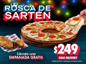 Ofertas de Restaurantes en Ciudad de México | Rosca de Sarten de Domino's Pizza | 3/1/2025 - 31/1/2025