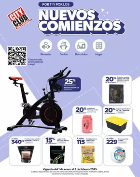 Ofertas de Tiendas Departamentales en Cuauhtémoc (CDMX) | Nuevos Comienzos de City Club | 6/1/2025 - 31/1/2025