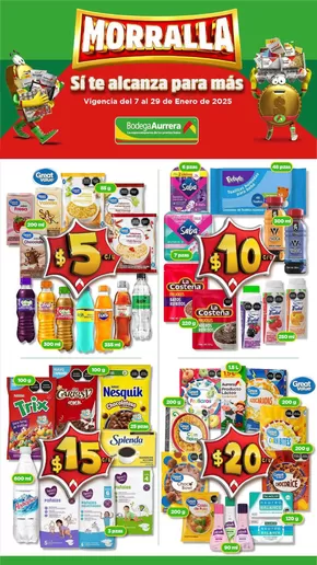 Ofertas de Supermercados en Manuel Ojinaga | Moralla de Bodega Aurrera | 8/1/2025 - 29/1/2025