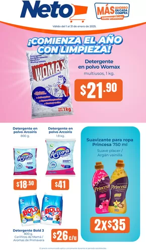 Catálogo Tiendas Neto en Acapulco de Juárez | Comienza el año con limpieza | 9/1/2025 - 31/1/2025