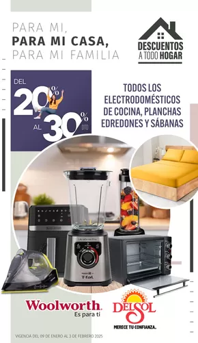 Ofertas de Tiendas Departamentales en Santiago de Querétaro | Hogar enero 2025 de Del Sol | 10/1/2025 - 3/2/2025