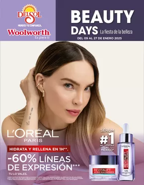 Ofertas de Tiendas Departamentales en Ciudad Juárez | Beauty days frabel de Woolworth | 10/1/2025 - 27/1/2025