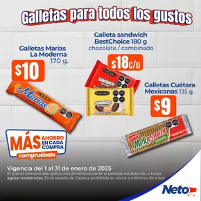 Catálogo Tiendas Neto en Acapulco de Juárez | Galletas para todos los gustos | 13/1/2025 - 31/1/2025