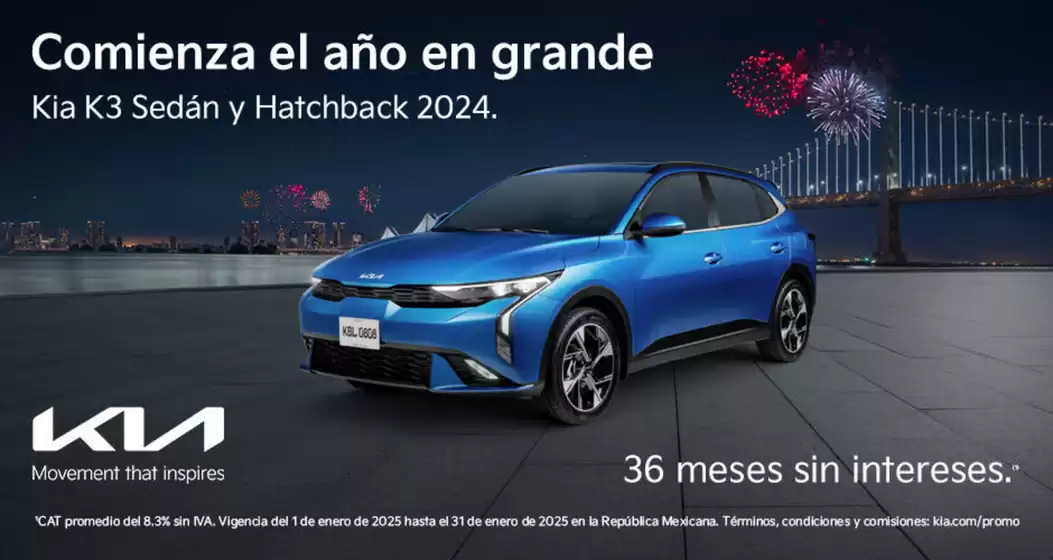 Catálogo Kia en Cuauhtémoc (CDMX) | Promociones | 15/1/2025 - 31/1/2025