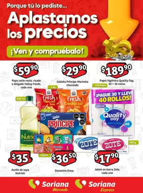 Catálogo Soriana Mercado | Aplastamos los precios Frontera Sur | 15/1/2025 - 29/1/2025