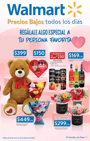 Ofertas de Supermercados en Guadalajara | San Valentín de Walmart | 16/1/2025 - 26/2/2025