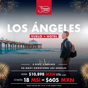 Ofertas de Viajes y Entretenimiento en San Andrés Cholula | Los Àngeles de Mundo Joven | 14/3/2025 - 17/3/2025