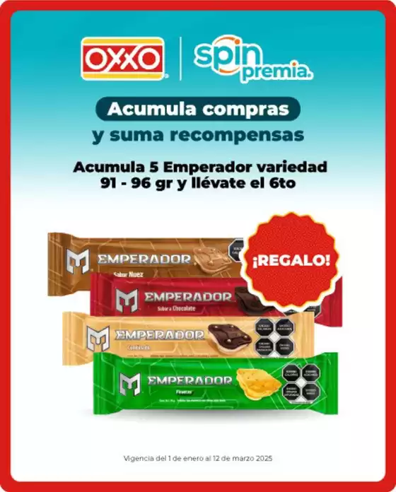 Catálogo OXXO en Torreón | Spin premia | 28/1/2025 - 12/3/2025