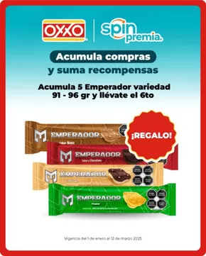 Catálogo OXXO en Ciudad Juárez | Spin premia | 28/1/2025 - 12/3/2025