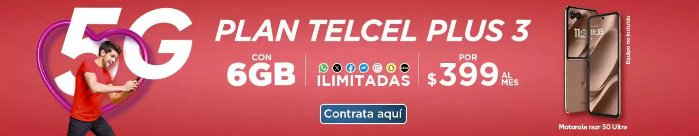 Catálogo Telcel en Santiago de Querétaro | Plan Telcel Plus | 30/1/2025 - 19/2/2025