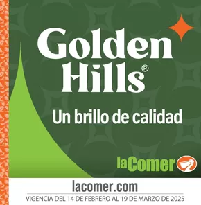 Catálogo La Comer | Golden Hills - La Comer | 14/2/2025 - 19/3/2025