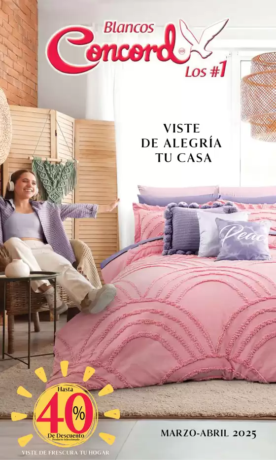 Catálogo Colchas Concord en Las Margaritas | Ofertas Colchas Concord | 4/3/2025 - 31/3/2025