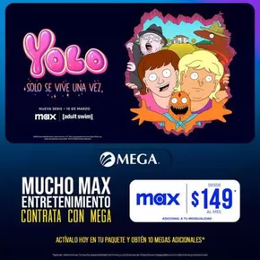 Ofertas de Electrónica en San Felipe del Progreso | Mucho Max de Megacable | 10/3/2025 - 31/3/2025